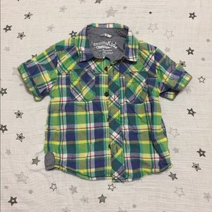 EUC OshKosh boy’s button down shirt 24M